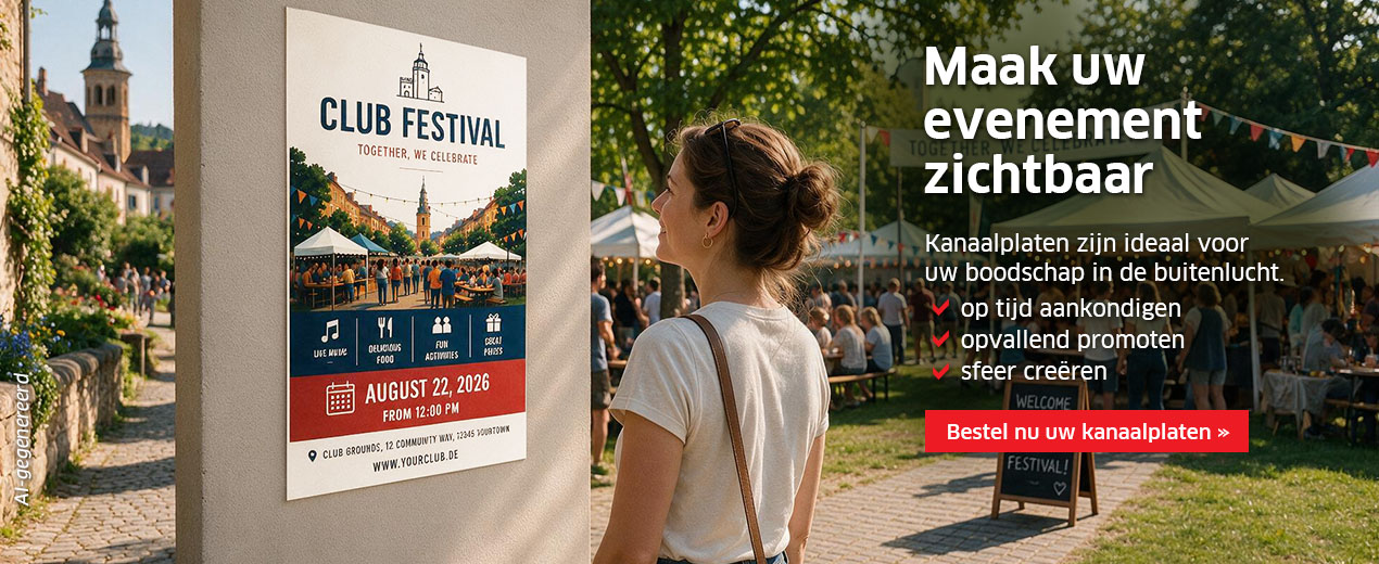 Maak de voorpret zichtbaar. Laat nu drukwerk voor uw evenement drukken.